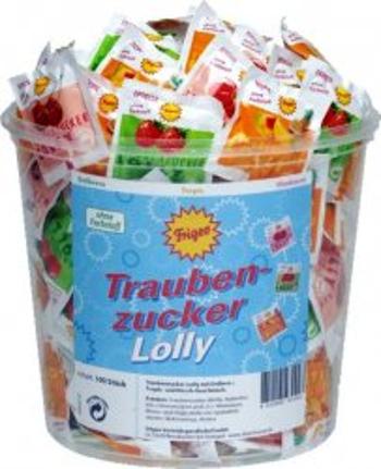 Traubenzucker Lolly lízátka z hroznového cukru 100 ks