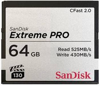 Karta Cfast, 64 GB, SanDisk Extreme Pro 2.0 SDCFSP-064G-G46D