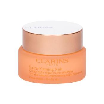 Clarins Extra-Firming Nuit Rich 50 ml noční pleťový krém poškozená krabička na suchou pleť; proti vráskám; výživa a regenerace pleti