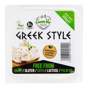 Veganská alternativa řeckého sýru blok 200 g GREENVIE