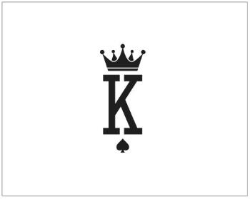 Dárkový balící papír K as King