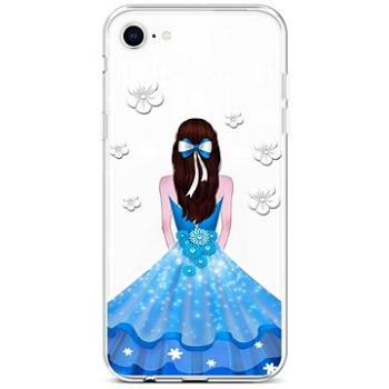 TopQ iPhone SE 2020 silikon Blue Princess 49591 (Sun-49591)