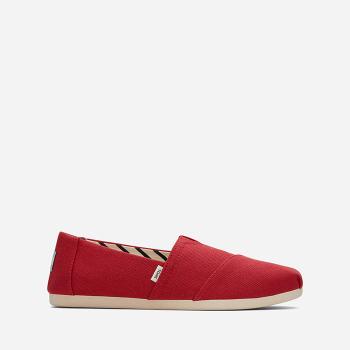 Boty Toms Recycled Cotton Canvas Alpargata 10017743 RED