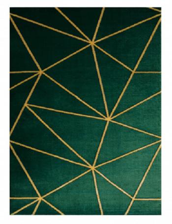 Dywany Łuszczów Kusový koberec Emerald 1013 green and gold - 180x270 cm Zelená