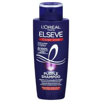L'Oréal Paris Elseve Color-Vive Purple Shampoo 200 ml šampon pro ženy na blond vlasy; na šedivé vlasy