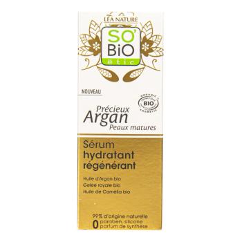 Sérum hydratační a regenerační GOLD 30 ml BIO zralá pleť Precieux argan SO’BiO étic