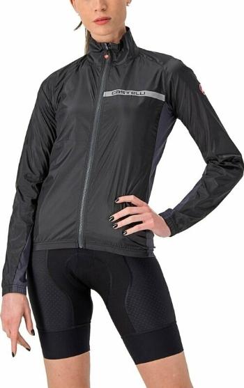 Castelli Squadra Stretch W Bunda Light Black/Dark Gray S