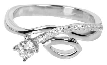 Silver Cat Stříbrný prsten s čirými zirkony SC233-011218201 60 mm