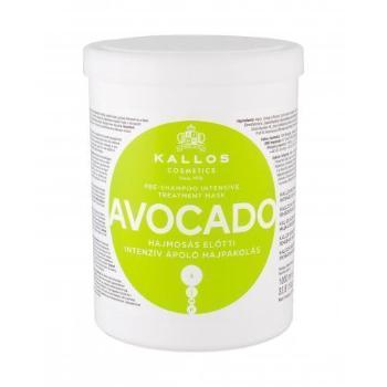 Kallos Cosmetics Avocado 1000 ml maska na vlasy pro ženy na poškozené vlasy; na suché vlasy; na zralé vlasy