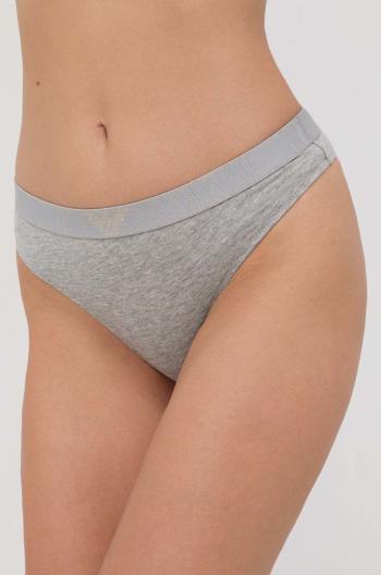 Tanga Emporio Armani Underwear šedá barva