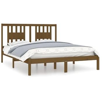 Rám postele medově hnědý masivní borovice 140 × 200 cm, 3104066 (3104066)
