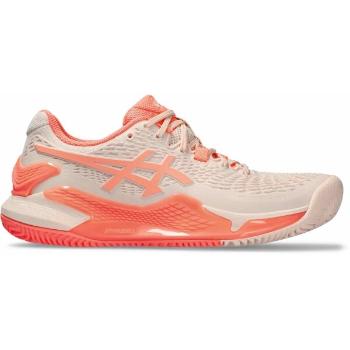 ASICS GEL-RESOLUTION 9 W CLAY Dámská tenisová obuv, růžová, velikost 38