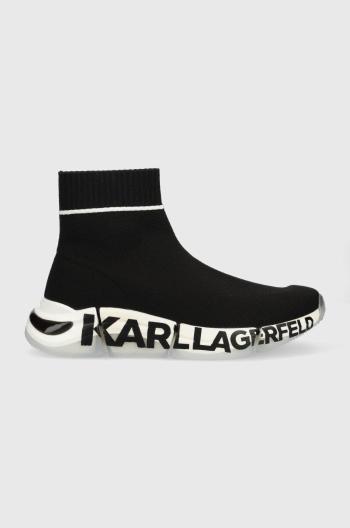 Sneakers boty Karl Lagerfeld Quadra černá barva