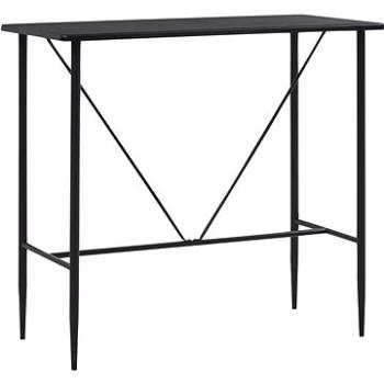 Barový stůl černý 120x60x110 cm MDF (281546)