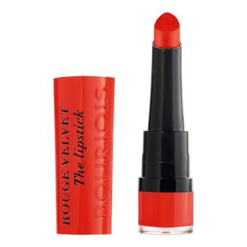 BOURJOIS Paris Rouge Velvet The Lipstick 2,4 g rtěnka pro ženy 07 Joli Carmin´ois