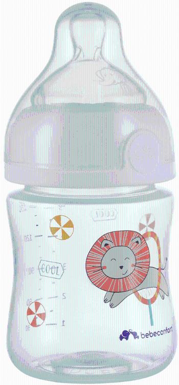 Bebeconfort Kojenecká láhev Emotion 150ml 0-6m White