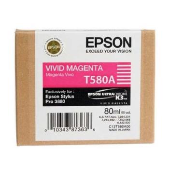 EPSON T580A (C13T580A00) - originální cartridge, purpurová, 80ml