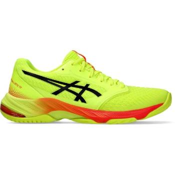 ASICS NETBURNER BALLISTIC FF 3 PARIS Pánská sálová obuv, reflexní neon, velikost 43.5