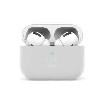 iWant AirPods Pro ultra-tenké pouzdro bílé transparentní