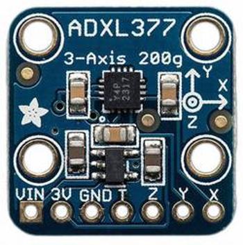 Rozšiřující deska Adafruit ADXL377 - High-G Triple-Axis Accelerometer (+-200g Analog Out) 1413