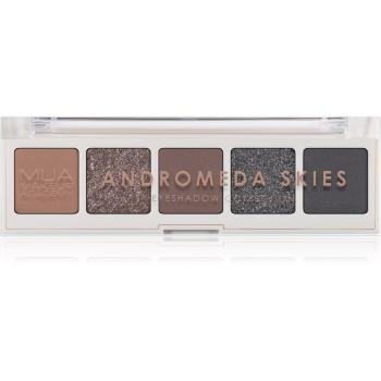 MUA Makeup Academy Professional 5 Shade Palette paletka očních stínů odstín Andromeda Skies 3,8 g