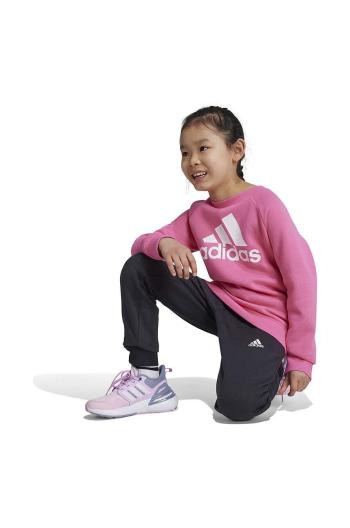 Dětská tepláková souprava adidas LK BOSOG FL růžová barva, IX7319