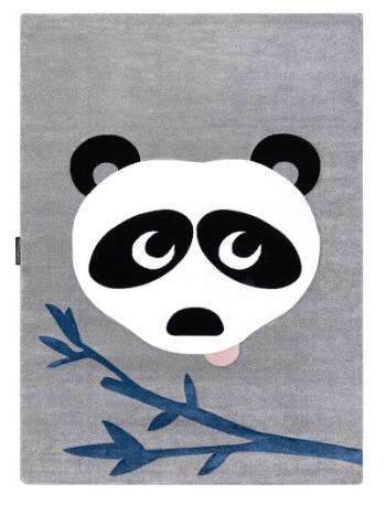 Dywany Łuszczów Dětský kusový koberec Petit Panda grey - 180x270 cm Šedá