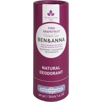 BEN&ANNA Natural Deodorant Pink Grapefruit tuhý deodorant 40 g