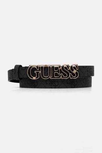 Pásek Guess VICTORIA dámský, černá barva, BW9167 P4220