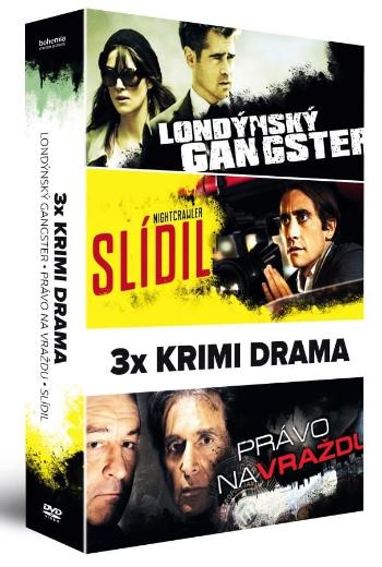 KRIMI DRAMA kolekce (Londýnský gangster / Slídil / Právo na vraždu) (3 DVD)