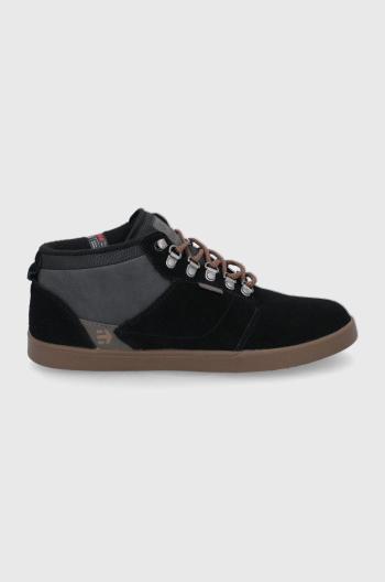Semišové boty Etnies Jefferson černá barva