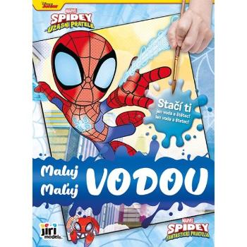 SPIDEY MALUJ VODOU SPIDEY Omalovánky, mix, velikost