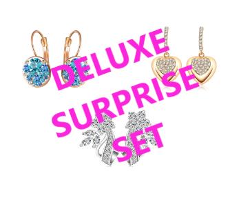 Deluxe Surprise: Set 3 náušnic Zirconia Luxury