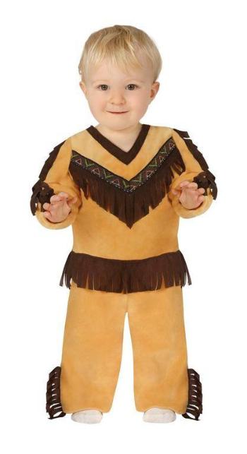 Guirca Dětský kostým pro nejmenší - Indián Velikost nejmenší: 12 - 24 měsíců