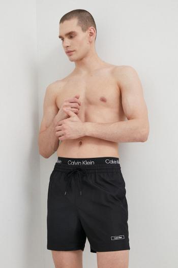 Plavkové šortky Calvin Klein černá barva