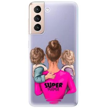 iSaprio Super Mama - Two Boys pro Samsung Galaxy S21 (smtwboy-TPU3-S21)