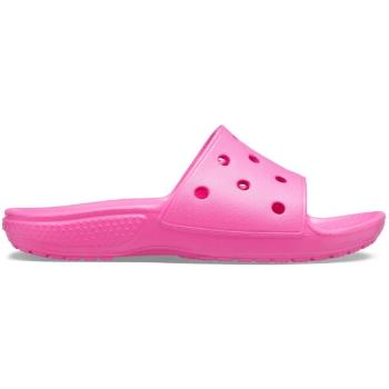 Crocs CLASSIC CROCS SLIDE K Dětské pantofle, růžová, velikost 32/33