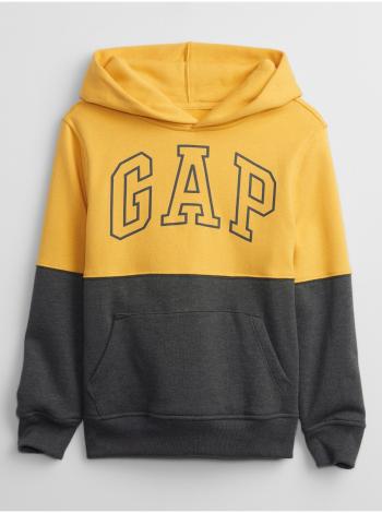 Žlutá klučičí mikina GAP Logo hoodie