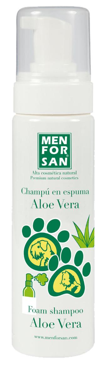 Menforsan Pěnový šampon pro psy a kočky s Aloe Vera 200 ml