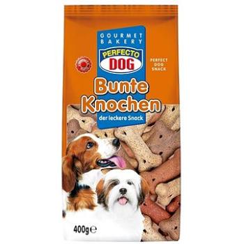 Perfecto Dog sušenky barevné kostičky 400g (4036897883903)
