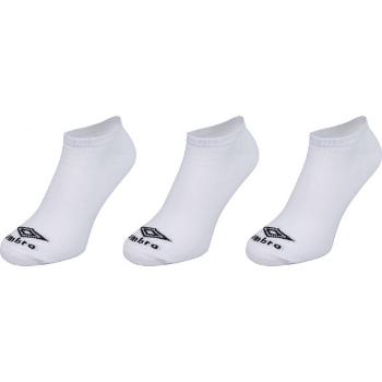 Umbro NO SHOW LINER SOCK 3 PACK Ponožky, bílá, velikost 35-38