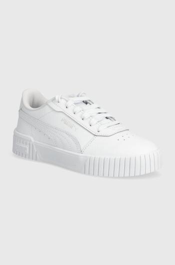 Dětské sneakers boty Puma Carina 2.0 Jr bílá barva