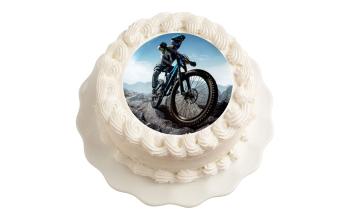 Jedlý papír mountain biker 20 cm - breAd. & edible