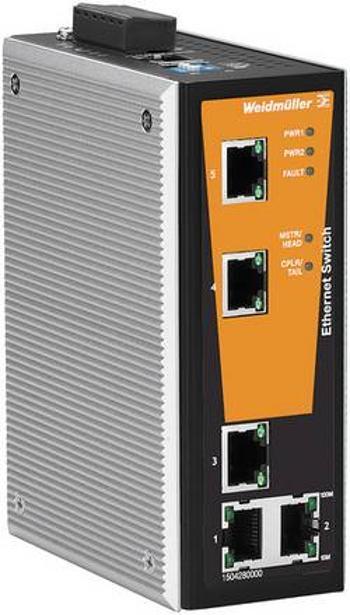 Průmyslový ethernetový switch Weidmüller, IE-SW-VL05M-5TX, 10 / 100 MBit/s