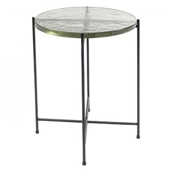 Odkládací stolek Ice – černá, 40 cm