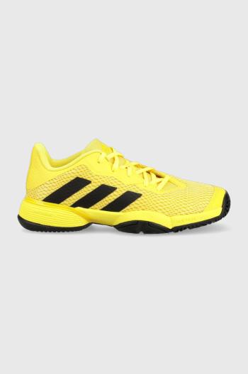 Dětské sneakers boty adidas Performance žlutá barva
