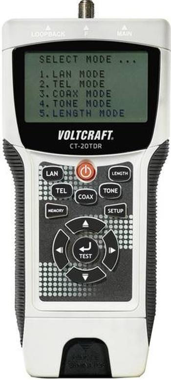 Tester kabelů Voltcraft CT-20TDR