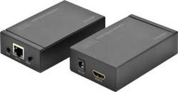 HDMI™ extender (prodloužení) přes síťový kabel RJ45, Digitus DS-55120, 120 m, N/A