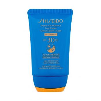 Shiseido Expert Sun Face Cream SPF30 50 ml opalovací přípravek na obličej pro ženy