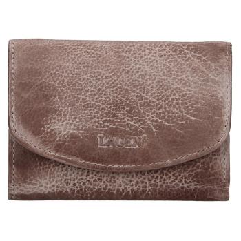 Dámská kožená peněženka Lagen Norra - béžovo-hnědá